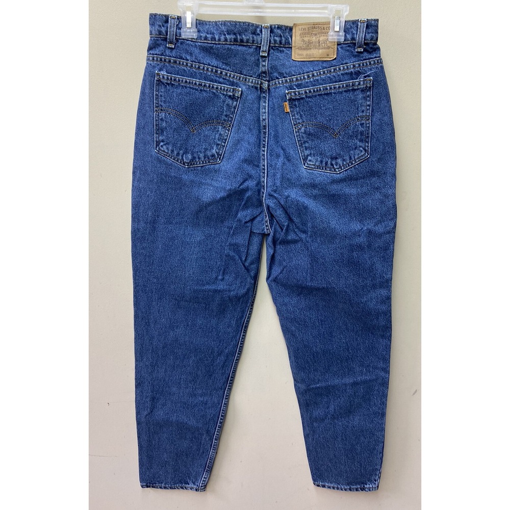 Levi's Vintage 15921 Tapered fit/Leg High Waisted Mom Jeans 16 MED. Orange Tag